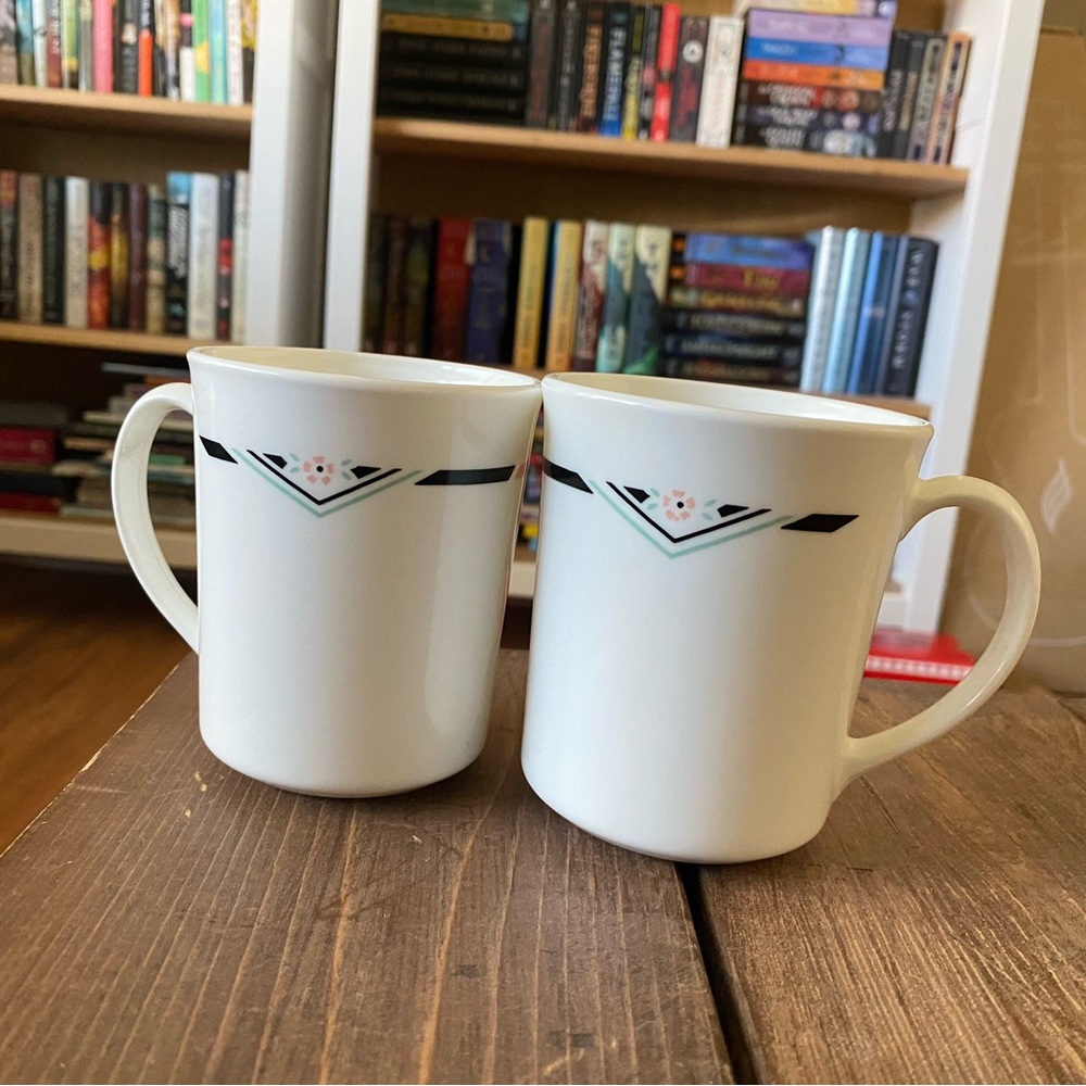 Corning Ware mug set (2)